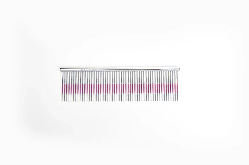 UTSUMI 5" Wide Pink Line Comb